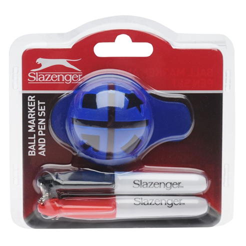 Slazenger - Precision Golf Ball Marker and Pen Set