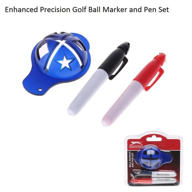 Slazenger - Precision Golf Ball Marker and Pen Set