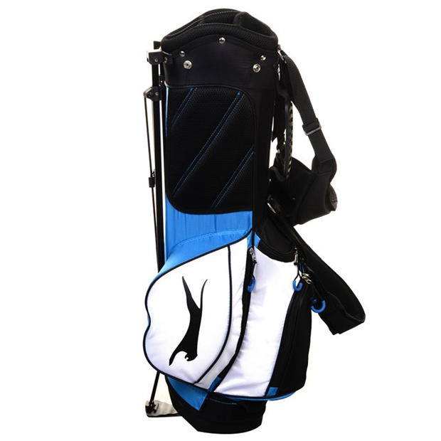 Black/Blue - Slazenger - Ikon Stand Bag Junior