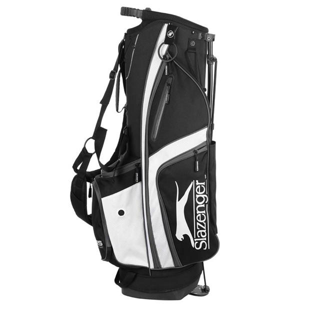 Black/White - Slazenger - Lite Stand Bag