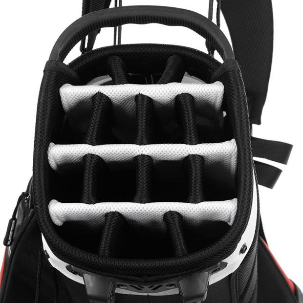 Black/White/Red - Slazenger - V Series Original Golf Stand Bag