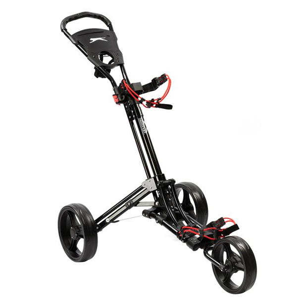 Black - Slazenger - 1 Click Golf Trolley