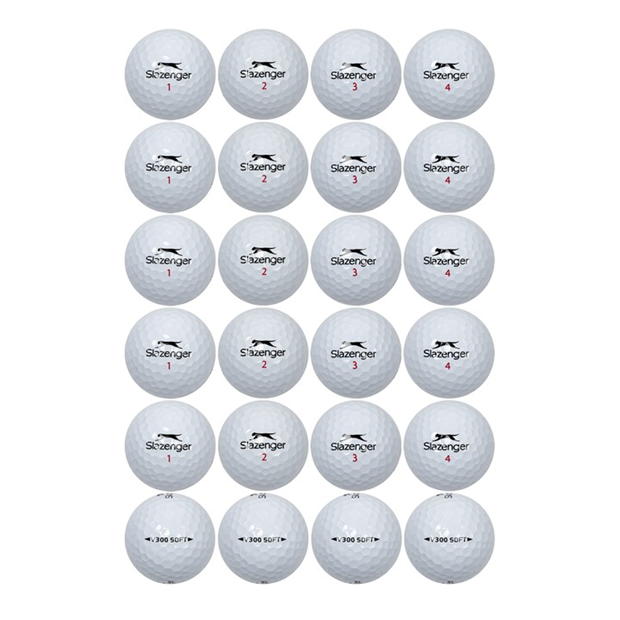 White - Slazenger - V300 Golf Balls 24 Pack