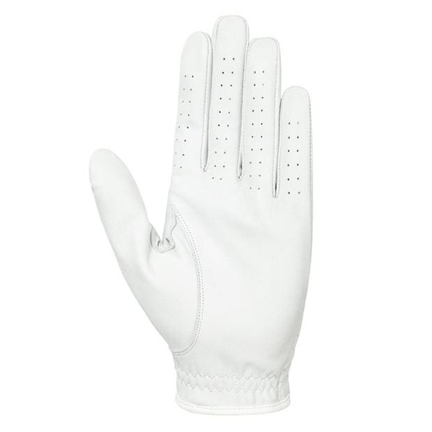 White - Slazenger - V500 Leather Golf Glove LH