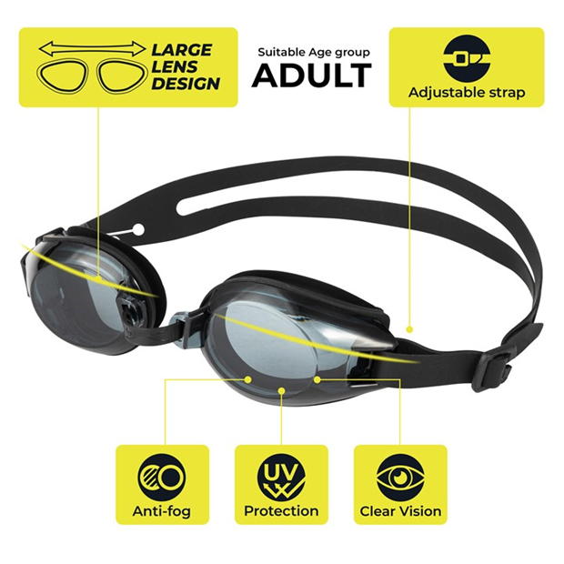 Black - Slazenger - Blade Swim Goggles