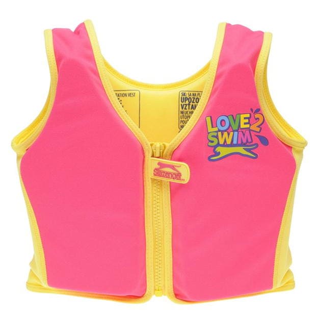 Pink - Slazenger - Kids' Confidence Swim Vest