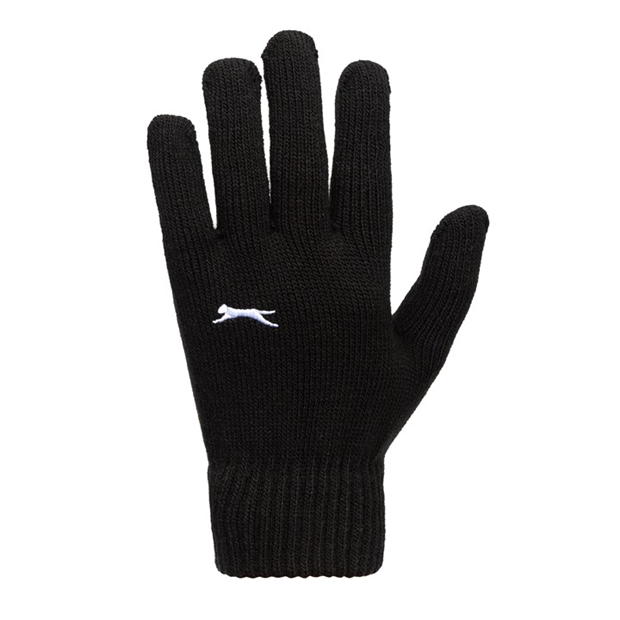 Black - Slazenger - Knit Glove Jn00