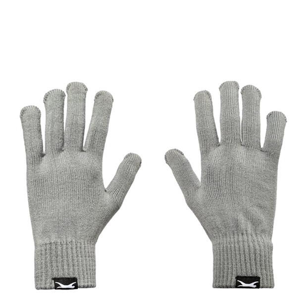 Grey - Slazenger - Knit Glove